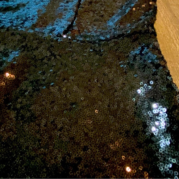 TORRID Black Sequin Mermaid Style Midi Skirt Plus Size 16 - Picture 3 of 11